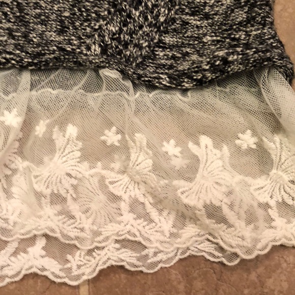 Sirens Revamped lace trim sweater - Picture 2 of 6